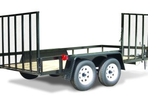 Hooper 6'6" x 16' Landscape Trailer (Rear and Side Gate)
