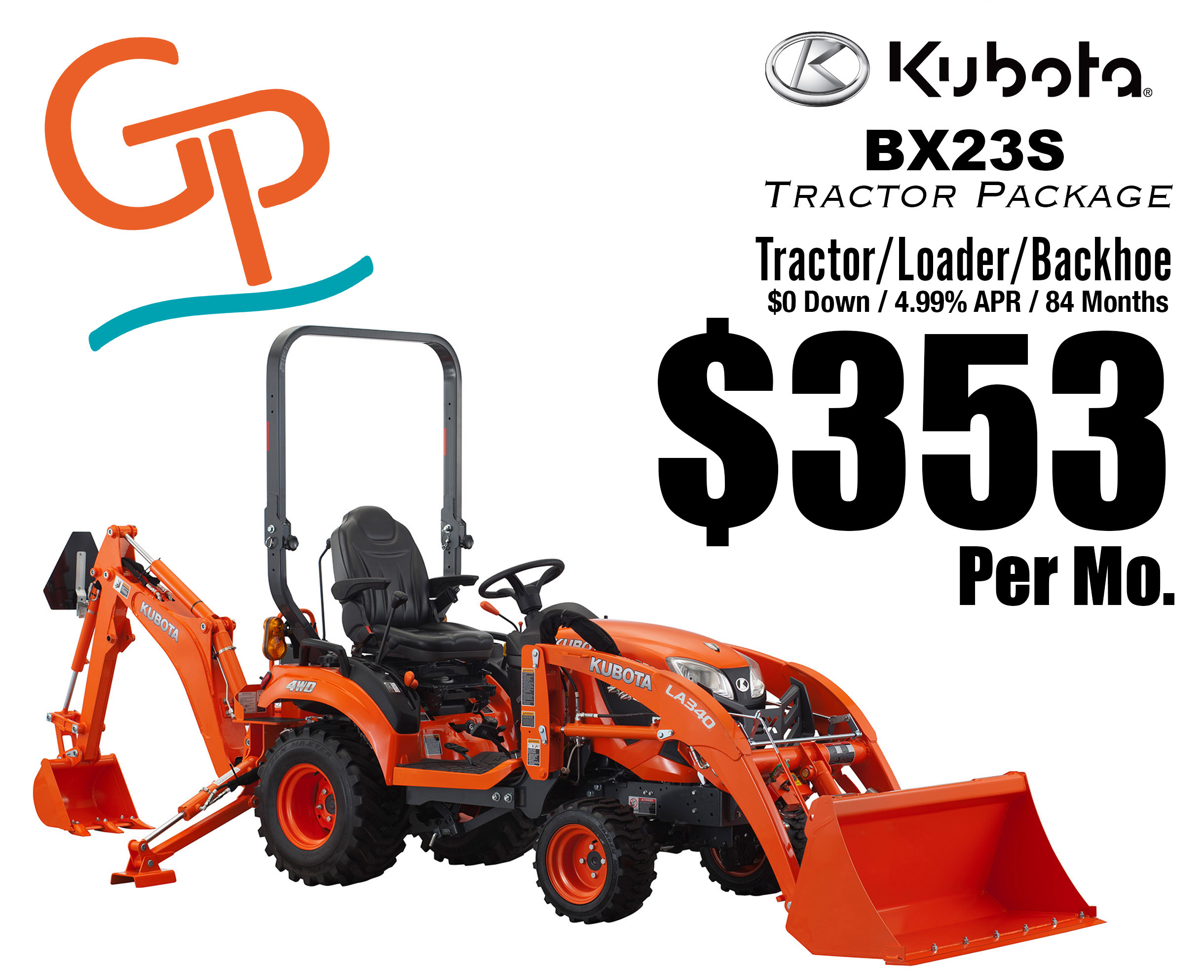 New Kubota BX23S Package 